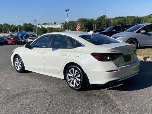 Platinum White Pearl 2025 Honda Civic LX
