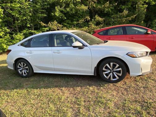 Platinum White Pearl 2025 Honda Civic LX