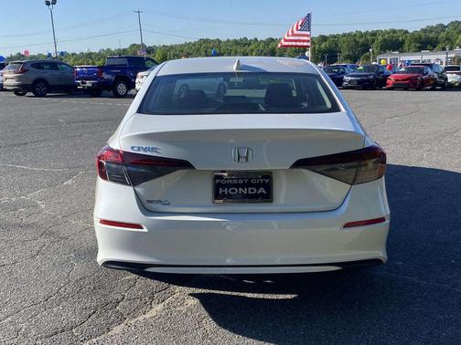 Platinum White Pearl 2025 Honda Civic LX