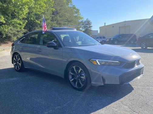 Gray 2026 Honda Civic Hybrid Sport Touring
