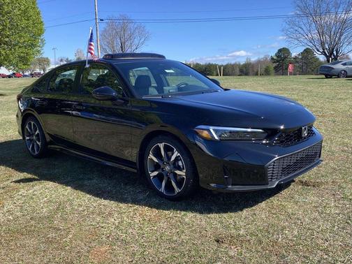 Crystal Black Pearl 2026 Honda Civic Hybrid Sport Touring