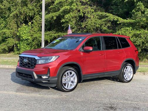 Radiant Red Metallic II 2025 Honda Passport AWD EX-L