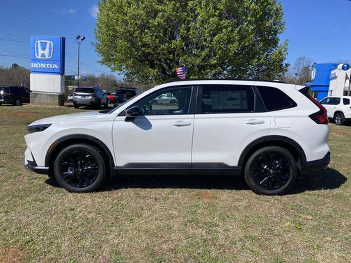 Platinum White Pearl 2026 Honda CR-V Hybrid Sport Touring AWD