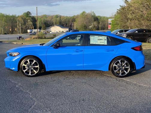 Boost Blue Pearl 2026 Honda Civic Hybrid Sport Touring