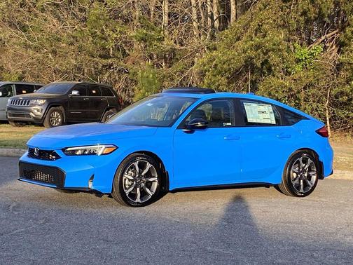 Boost Blue Pearl 2026 Honda Civic Hybrid Sport Touring