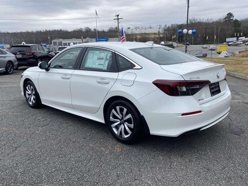 Platinum White Pearl 2026 Honda Civic LX