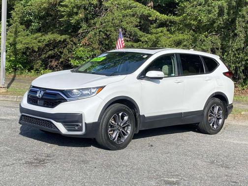 Platinum White Pearl 2022 Honda CR-V AWD EX