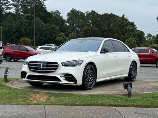 White 2023 Mercedes-Benz S-Class 4MATIC
