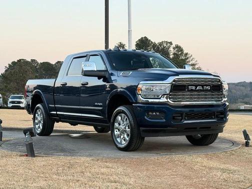 Patriot Blue Pearlcoat 2023 RAM 2500 Limited Mega Cab 4x4 6'4' Box