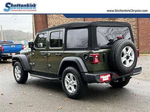 Sarge Green Clearcoat 2020 Jeep Wrangler Unlimited Sport