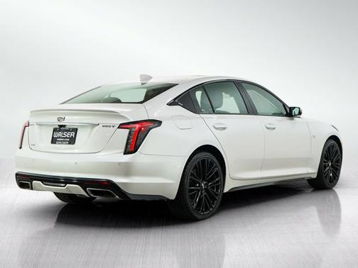 Crystal White Tricoat 2020 Cadillac CT5 Sport