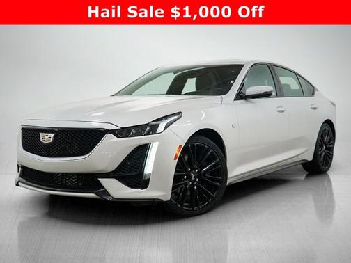 Crystal White Tricoat 2020 Cadillac CT5 Sport