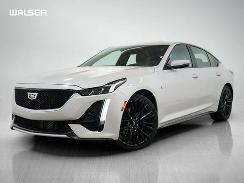 Crystal White Tricoat 2020 Cadillac CT5 Sport