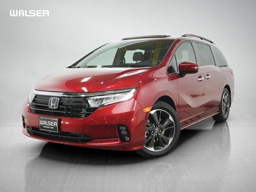 Radiant Red Metallic Ii 2023 Honda Odyssey Elite