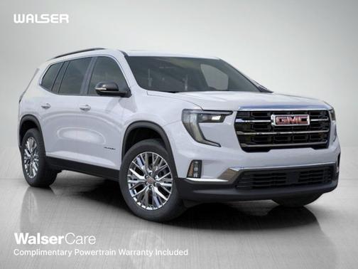 Glacier White Tricoat 2027 GMC Acadia AWD Elevation