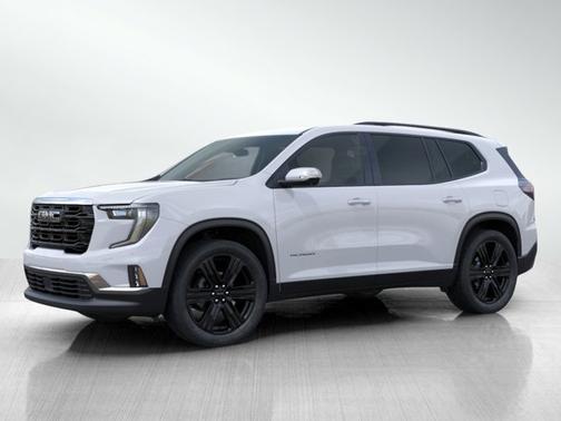 Glacier White Tricoat 2026 GMC Acadia AWD Elevation