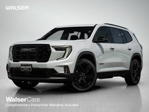 Glacier White Tricoat 2026 GMC Acadia AWD Elevation