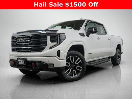 Summit White 2024 GMC Sierra 1500 AT4