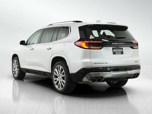 White Frost Tricoat 2025 GMC Acadia Denali