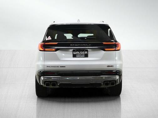 White Frost Tricoat 2025 GMC Acadia Denali