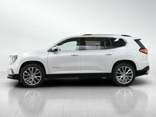 White Frost Tricoat 2025 GMC Acadia Denali