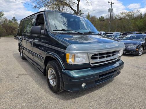 Blue 1999 Ford E150 Cargo