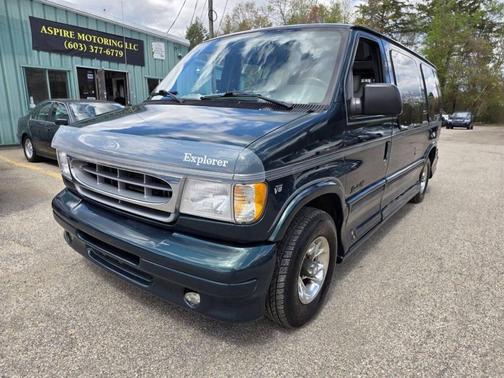 Blue 1999 Ford E150 Cargo