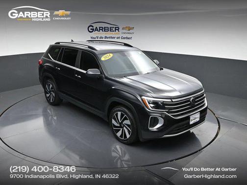 Deep Black 2024 Volkswagen Atlas 2.0T SE w/Technology 4MOTION