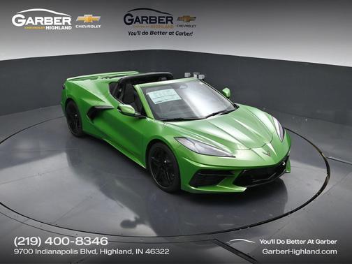 Roswell Green Metallic 2026 Chevrolet Corvette Stingray w/1LT