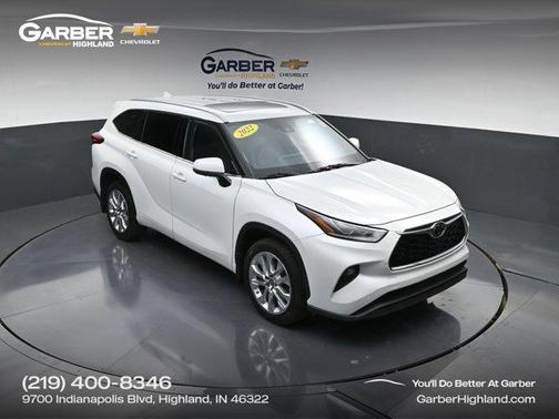 Wind Chill Pearl 2022 Toyota Highlander Limited