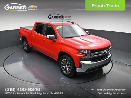 Red Hot 2021 Chevrolet Silverado 1500 LT