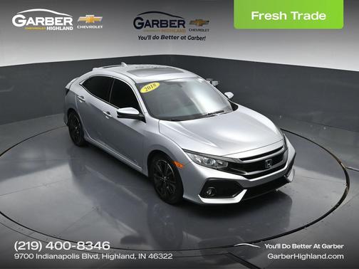 Lunar Silver Metallic 2018 Honda Civic EX-L
