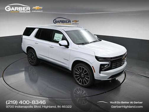 Polar White Tricoat 2026 Chevrolet Tahoe 4WD High Country