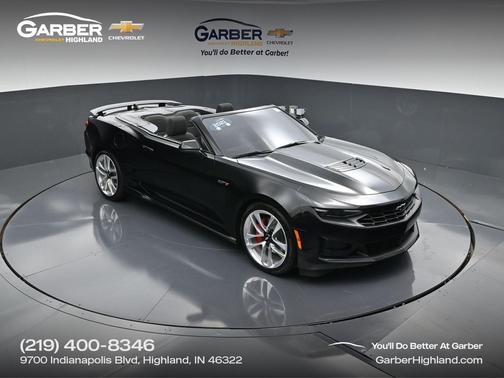 Black 2021 Chevrolet Camaro RWD Convertible LT1