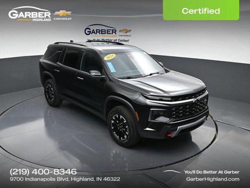 Mosaic Black Metallic 2024 Chevrolet Traverse AWD Z71