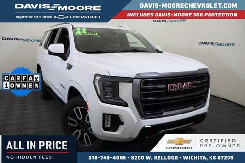 Summit White 2022 GMC Yukon AT4