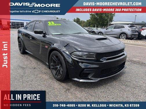 Pitch Black Clearcoat 2023 Dodge Charger Scat Pack