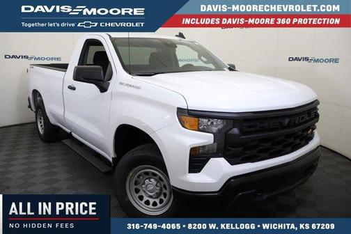 Summit White 2026 Chevrolet Silverado 1500 WT