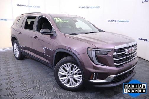 Crystal Metallic 2026 GMC Acadia Elevation