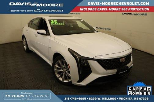 Summit White 2025 Cadillac CT5 Premium Luxury RWD