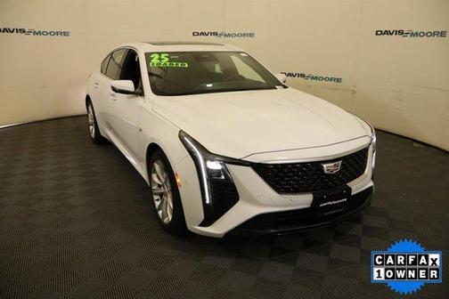 Summit White 2025 Cadillac CT5 Premium Luxury RWD