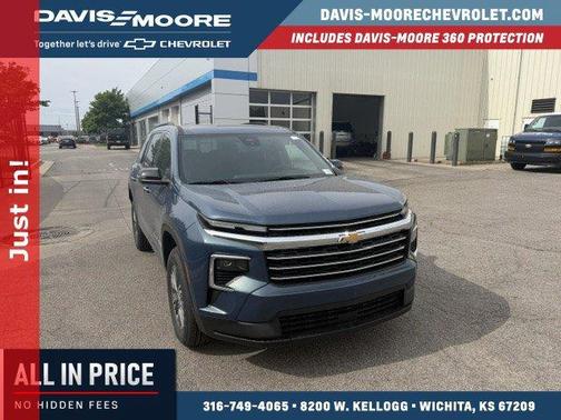 Lakeshore Blue Metallic 2026 Chevrolet Traverse LT