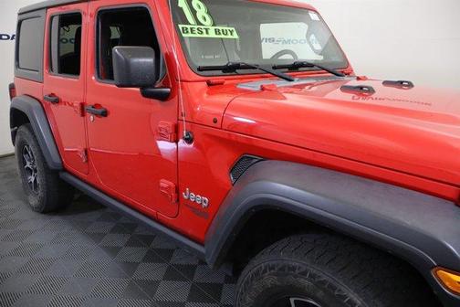 Firecracker Red Clearcoat 2018 Jeep Wrangler Unlimited Sport