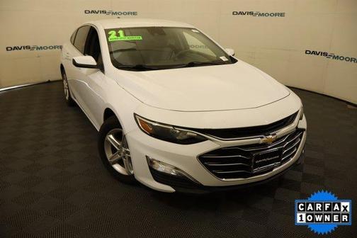 Summit White 2021 Chevrolet Malibu 1LS