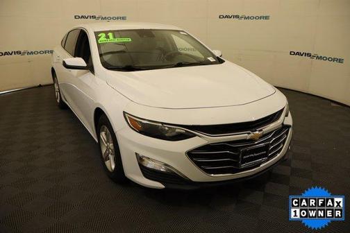 Summit White 2021 Chevrolet Malibu 1LS