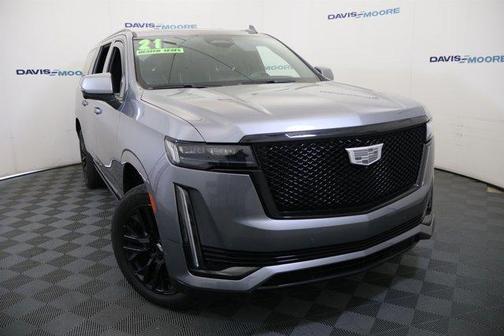Satin Steel Metallic 2021 Cadillac Escalade ESV Sport