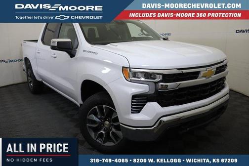 Summit White 2026 Chevrolet Silverado 1500 LT