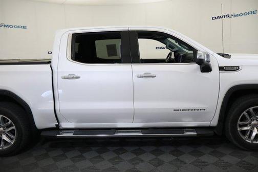 White Frost Tri-Coat 2019 GMC Sierra 1500 SLT