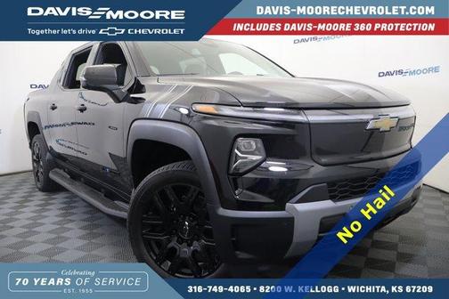 Black 2026 Chevrolet Silverado EV Extended Range LT