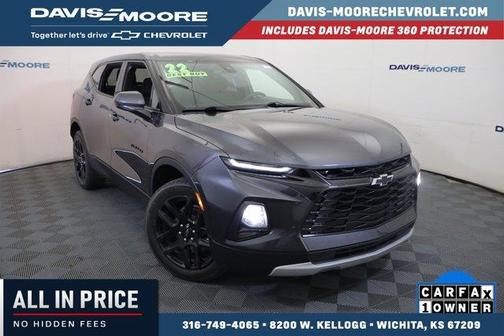 Gray 2022 Chevrolet Blazer 2LT